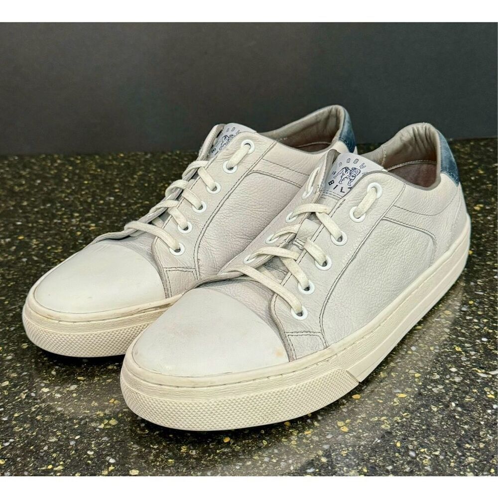 Bilt Gray Leather Sneakers. Size. Men’s 10/EU 44